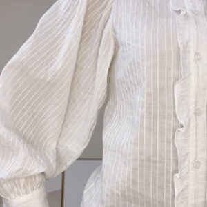 Camisa de estilo romántico con mangas abullonadas Tallas S_M_L